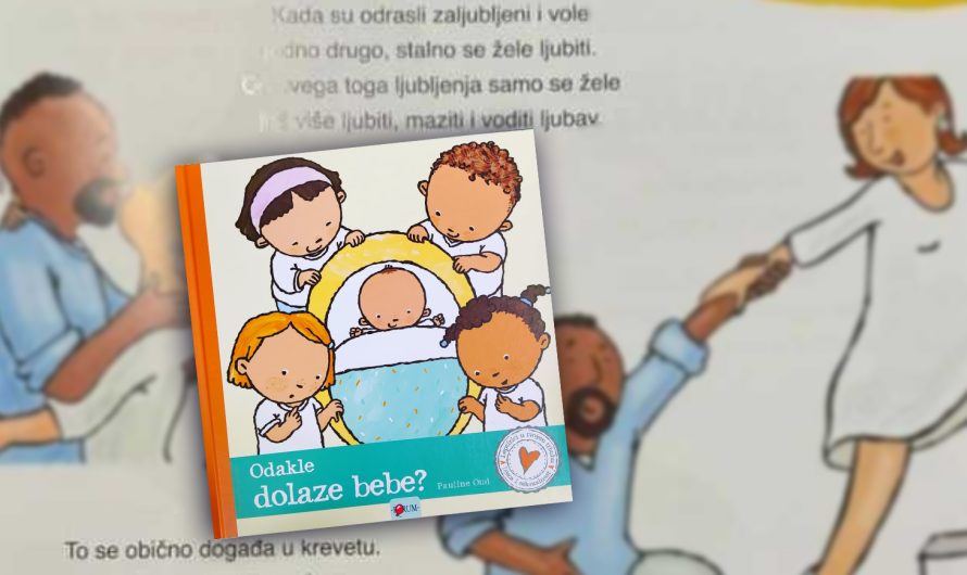 U slikovnici za djecu od tri do pet godina vagina i penis